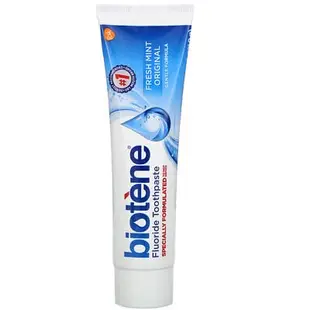 [iHerb] Biotene Dental Products 含氟牙膏，清新薄荷原味型，4.3 盎司（121.9 克）