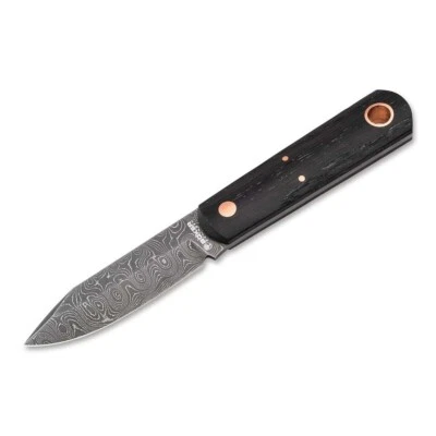 BOKER Barlow BFF Fixed Blade, Damascus