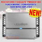 ROCKFORD FOSGATE PM500X1BD MARINE CAR MONOBLOCK 1000W MAX SUBWOOFERS AMPLIFIER