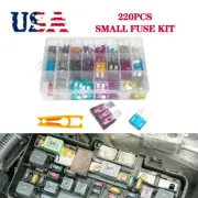 220 Pcs Car Blade Fuse Assortment Assorted Kit Blade Set Auto Truck Automotive