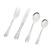 4pc Wiltshire Stainless Steel Puppy Design Kid's Cutlery Utensil Set 3Y+