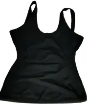 SPANX Light Control Open Bust Tank Top Thinner, Black, Small, 606