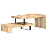 2 Piece Coffee Table Set Solid Mango Wood vidaXL
