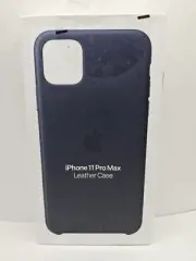 Genuine Apple Leather Case for iPhone 11 Pro Max - Midnight Blue