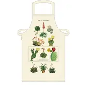 Cavallini Cotton Kitchen Cooking Apron w/ Strap 48x80cm Cacti & Succulents