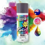 Australian Export Spray Paint Cans 250gm Machinery Grey Fast Shipping AU STOCK