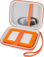 Case Compatible with LaCie Rugged Mini 1TB/ 2TB/ 4TB/ 5TB External Hard White
