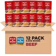 Rice A Roni Beef 6.8oz Boxes 12 Pack