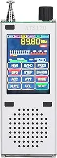 Full Band Radio Receiver, FM AM LSB USB Shortwave Receiver with RDS Mode, 2.4inch TFT Touch Screen, LNA Preamplifier, Antenna, Flashlight, Bluetooth Wireless Portable Radio