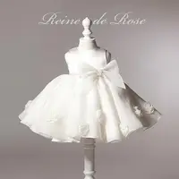 在飛比找momo購物網優惠-【橘魔法】精緻紗質蝴蝶結小禮服(畢業禮服 禮服 連身洋裝 白