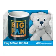 Australian Open Tennis Grand Slam Coffee Cup Mug and Plush Teddy