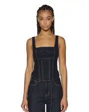 Hera Zenith Pop Denim Bustier | Ksubi ++