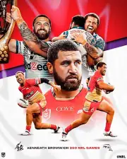 MELBOURNE STORM DOLPHINS LEGEND PLAYER TEAM POSTER, NRL RUGBY, BARGAIN 1