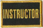 VELCRO® BRAND Fastener Morale Patch Instructor FULL COLOR 3x2"