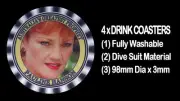 4 x PAULINE HANSON - AUSTRALIA'S GREATEST PROPHET - DRINK COASTERS