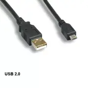 Kentek 6" USB 2.0 Type A to Micro B Cable Data Sync Charge Camera GPS MP3 PS4