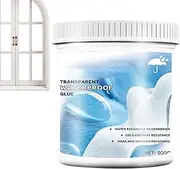 Transparent Waterproof Adhesive - 300ml Repairing Leak Sealant,UV-Resistant Transparent Glue for Wall Basement Bathroom Roof