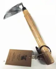 Stainless Steel Razor Hoe With Hardwood Handle-Brand New