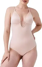 [Spanx] Women's 10206r-champagne Beige-l Bodysuit Not Applicable,