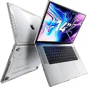 SUPCASE Unicorn Beetle Series Case for MacBook Pro 14 Inch (2021 Release) A2442 M1 Pro / M1 Max, Dual Layer Hard Shell Protective Cover for MacBook Pro 14" with Touch ID (Clear)