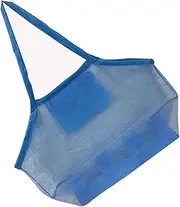 [SAFIGLE] Y Mesh Beach Bag Tote Heavy Duty Mesh Backpack for Children's Toys Beach Outdoor Storage Easy Clean Large Size Random Dark Blue/light Blue
