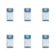 6PK Malli Sewing 15-Pairs Plastic Garment/Clothing Snap Buttons 10mm White Asstd