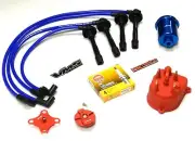 DISTRIBUTOR CAP ROTOR SPARK PLUG WIRE FUEL FILTER 1995 HONDA CIVIC D15 D16 EG BL (for: Honda)