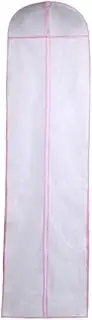 Cabilock 1pc Non Woven Fabric Garment Cover Bag for Wedding Dresses Dustproof Protective Long for Safe Transport Storage of Clothes Against Dirt and Moths