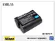 NIKON EN-EL15 副廠電池(ENEL15)D7000/D800/D800E/D600/D750/V1【跨店APP下單最高20%點數回饋】