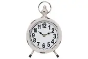 Willow & Silk Vintage White Provincial Analogue Table Clock 28.5cm
