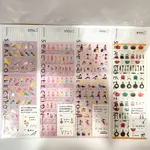 MIDORI 日本手帳貼紙 鳥 美甲 瑜珈 鍋具 全新