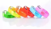 2 Pack USB Rechargeable Safety Red Lights for Runners, Reflective LED Bracelets