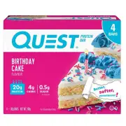 Quest Protein Bar Birthday Cake 60g X 4