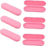 Generic 6pcs Portable Plastic Storage Box with Lid Compact Organizer for Cleaning Tools and Tongue Scraper for Home and Travel Use User Friendly Design for Convenient Access