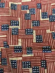 Longaberger Cilantro Booking Basket Liner - Old Glory