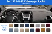 Dashboard Dash Mat Cover for 1975-1980 Volkswagen Rabbit (Plush Velour) (for: Volkswagen)
