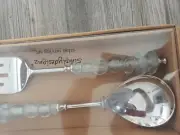 Simply Designz Salad Serving Set With Crystal Balls