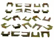For 1998-2004 Nissan Frontier Brake Hose Lock Front 93745VH 1999 2000 2001 2002 (for: Nissan)