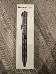 OLIGHT OPEN 2 GUNMETAL GREY 120 LUMEN LED BOLT ACTION FLASHLIGHT PEN LIMITED