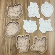 Collection of Berry First Birthday Cookie Cutters - Embosser Cutout