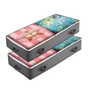 Under bed Storage Bags,Foldable Bed,Thick fabric storage Transparent