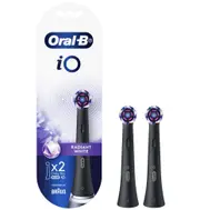 Oral-B iO Radiant White Replacement Brush Heads 2 Pack - Black