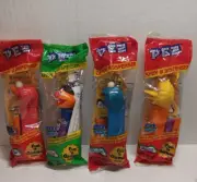 SESAME STREET PEZ SET - Big Bird, Elmo, Cookie Monster & Ernie - NEW