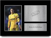HWC Trading Kepa Arrizabalaga Bournemouth Gifts Printed Signed Autograph Picture for Football Fans and Supporters - A4