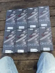 oneida stainless flatware 5-piece 18/10 Place Setting 8 Boxes