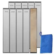 9 Pcs Diamond Knife Sharpening Stone Set, Professional Diamond Whetstone Set ...