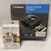 NEW Polaroid Z340 Instant Digital Camera ZINK Zero Ink Printing W Zink Paper 3x4