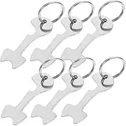 Gadpiparty 6Pcs Shopping Trolley Token Holders Keychain Removers for Grocery Carts Practical Shopping Pendant Keyrings for Everyday Use