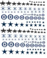 1/64 Dallas Cowboys Waterslide Decals MADE IS THE USA