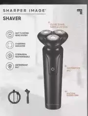 New-in-Box Sharper Image Flex-Head Rotary Wet/Dry (Rechargeable) Electric Shaver